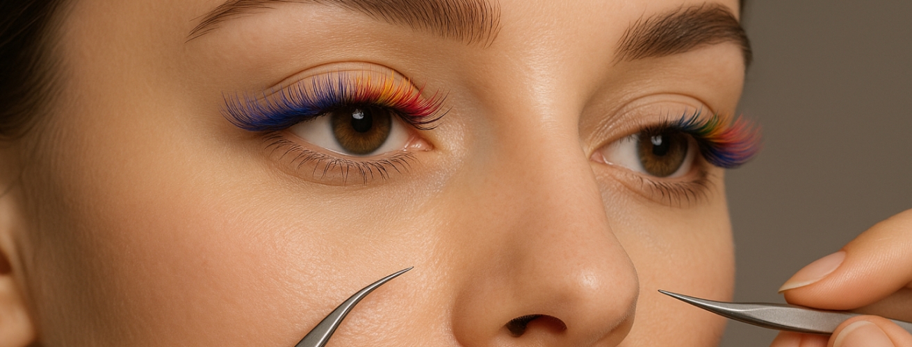 Секрети нарощування кольорових вій Секрети нарощування кольорових вій