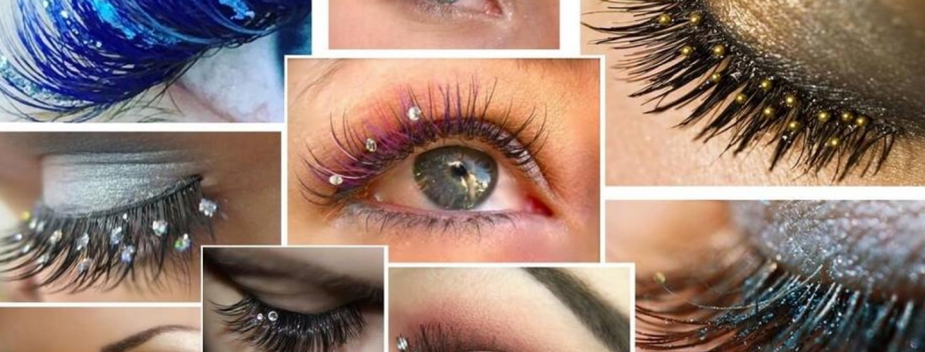 Декорування нарощених вій