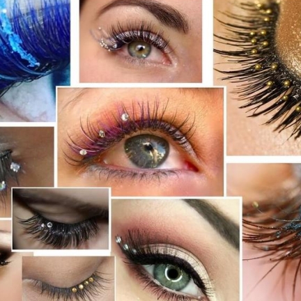 Декорування нарощених вій Декорування нарощених вій